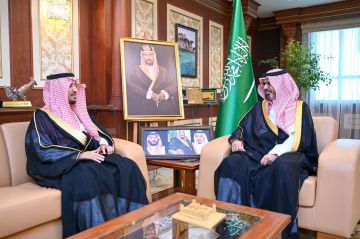 نائب أمير جازان يستقبل المدير العام لفرع وزارة البيئة والمياه والزراعة المعين حديثا نائب أمير جازان يستقبل المدير العام لفرع وزارة البيئة والمياه والزراعة المعين حديثا
