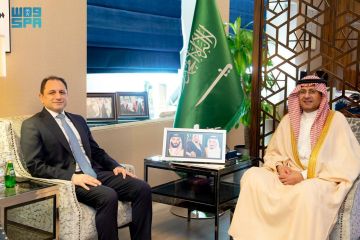 مساعد وزير الخارجية للشؤون التنفيذية يستقبل سفير جمهورية لبنان لدى المملكة