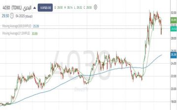 سهم البحري يدخل مرحلة تصحيح بعد تحقيق قمة تاريخية