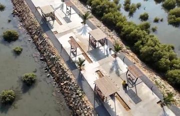 بالصور: الممر المائي بحلته الجديدة يعزز جمال كورنيش الموسم