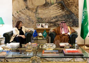 نائب وزير الخارجية يستقبل المفوضة الأوروبية لشؤون البحر الأبيض المتوسط نائب وزير الخارجية يستقبل المفوضة الأوروبية لشؤون البحر الأبيض المتوسط