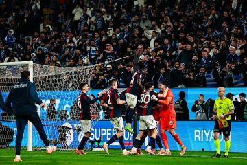 على ملعب الأول بارك.. بولونيا يقصي إنتر ميلان ويتأهل لنهائي كأس السوبر الإيطالي