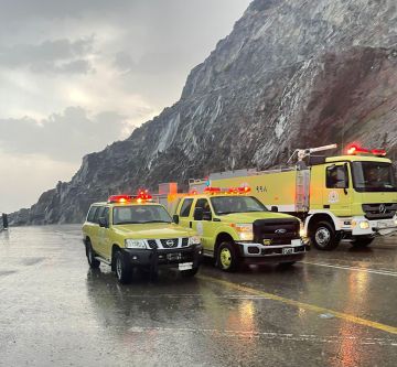 الدفاع المدني: هطول أمطار رعدية على مناطق المملكة من الغد حتى الخميس المقبل