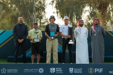 هيليجرين يتوج باللقب.. والمغربي بريسنو يخطف الأنظار في بطولة السعودية المفتوحة للجولف هيليجرين يتوج باللقب.. والمغربي بريسنو يخطف الأنظار في بطولة السعودية المفتوحة للجولف