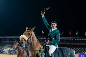 الراجحي بطل لشوط نقاط كأس العالم  2026 في قفز الحواجز