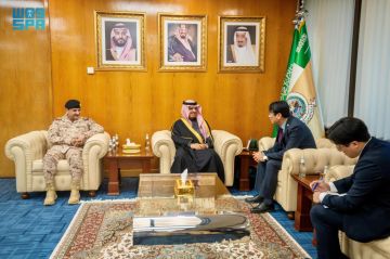 نائب وزير الحرس الوطني يستقبل القائم بالأعمال في سفارة جمهورية كوريا