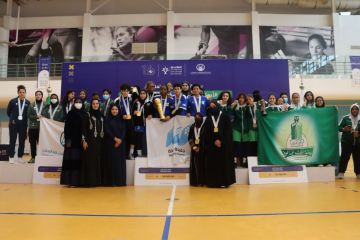 طالبات جامعة جدة يتوجن ببطولة اتحاد الرياضة الجامعية لكرة قدم الصالات طالبات جامعة جدة يتوجن ببطولة اتحاد الرياضة الجامعية لكرة قدم الصالات