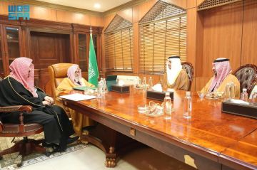 مفتي عام المملكة يستقبل الرئيس التنفيذي للهيئة الملكية لمدينة مكة المكرمة والمشاعر المقدسة