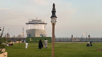 رحلة كروز السعودية ترسو في ينبع للمرة الثالثة وسط أجواء احتفالية نابضة رحلة كروز السعودية ترسو في ينبع للمرة الثالثة وسط أجواء احتفالية نابضة