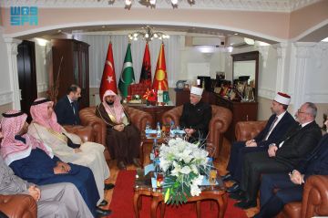 الدكتور المعيقلي يزور مقر الاتحاد الإسلامي في جمهورية مقدونيا الشمالية