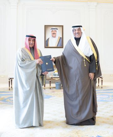 ولي عهد دولة الكويت يستقبل معالي الأمين العام لمجلس التعاون