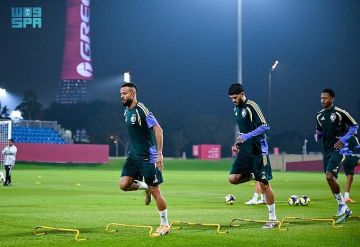 سعيا لحسم الصدارة.. الأخضر يختتم تحضيراته استعدادا لمواجهة المغرب