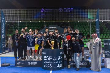 اختتام دوري البادل 2025 بمشاركة 26 فريقا وجوائز بلغت مليون ريال