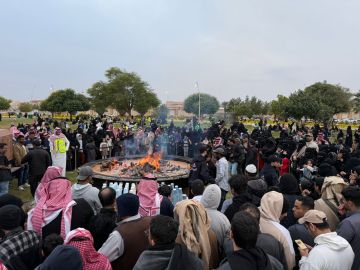 أمانة القصيم تعزز الأجواء الشعبية بفعالية الطبخ الحي في حديقة إسكان بريدة
