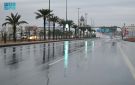 امطار رعدية على اجزاء من معظم مناطق المملكة