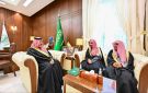 أمير حائل يستقبل رئيس كتابة العدل بالمنطقة