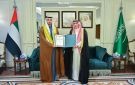 إنفاذا لأمر خادم الحرمين الشريفين.. سفير المملكة لدى الإمارات يقلد الشيخ نهيان بن سيف آل نهيان وشاح الملك عبدالعزيز من الطبقة الثانية