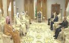 رئيس موريتانيا يستقبل إمام الحرم النبوي