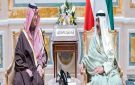 أمير الكويت وتركي بن محمد يستعرضان العلاقات الأخوية