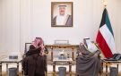ولي عهد دولة الكويت يستقبل الأمير تركي بن محمد بن فهد