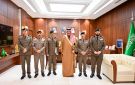 أمير حائل يستقبل قيادات شرطة المنطقة