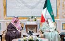 أمير دولة الكويت يستقبل الأمير تركي بن محمد بن فهد