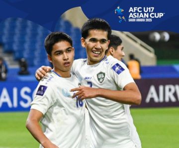 أوزبكستان تتأهل إلى نهائي كأس آسيا تحت 17 وتضرب موعدا مع الأخضر السعودي 