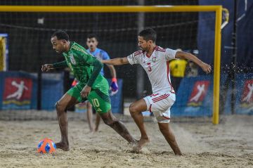 شاطئية الخليج: أخضر القدم يخسر من الإمارات في افتتاح مشاركته