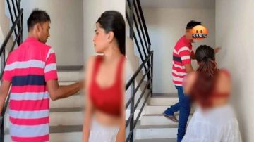 مؤثرة شهيرة تفاجئ متحرشا بصفعة قوية أثناء التصوير .. فيديو مؤثرة شهيرة تفاجئ متحرشا بصفعة قوية أثناء التصوير .. فيديو