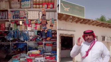 بقالة ذعبلوتن وسط الربع الخالي كل ما تحتاجه في قلب الصحراء.. فيديو