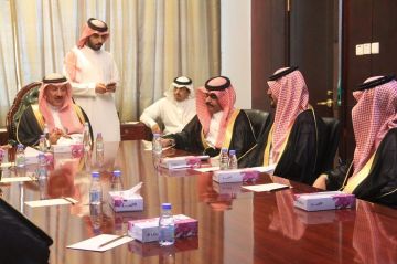 التمياط يباشر عمله محافظا للقريات بعدة لقاءات واجتماعات بالمحافظة