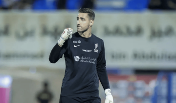 كوين كاستيلس حارس القادسية الأكثر محافظة على نظافة الشباك