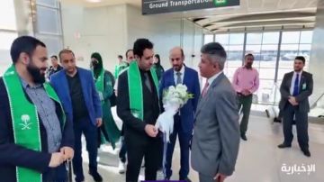  أجواء احتفالية ترافق بعثة المنتخب السعودي للعلوم والهندسة أثناء مغادرتهم مطار واشنطن.. فيديو