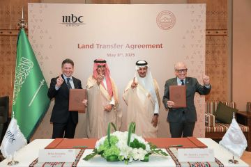 توقيع اتفاقية بين مجموعة MBC وشركة الدرعية لتطوير المقر الرئيسي الجديد في قلب الدرعية