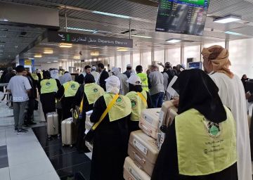 أولى رحلات الحجاج السوريين تنطلق اليوم من مطار دمشق نحو الأراضي المقدسة أولى رحلات الحجاج السوريين تنطلق اليوم من مطار دمشق نحو الأراضي المقدسة