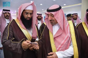 أمير نجران يتفقد مدينة الحجاج ويطلع على خدمات هيئة الأمر بالمعروف بمنفذ الوديعة