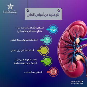 احم كليتيك قبل فوات الأوان.. النور التخصصي يقدم روشتة الوقاية الذهبية احم كليتيك قبل فوات الأوان.. النور التخصصي يقدم روشتة الوقاية الذهبية
