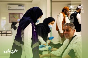 قوافل متطوعي جمعية حياتنا تصل مكة وتقدم خدمات صحية متميزة لـ311 حاجا خلال يومي التروية وعرفة قوافل متطوعي جمعية حياتنا تصل مكة وتقدم خدمات صحية متميزة لـ311 حاجا خلال يومي التروية وعرفة