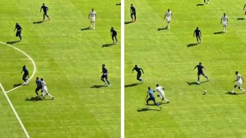 المسند يفسر سبب قصر ظل اللاعبين في مباراة الهلال وريال مدريد .. فيديو المسند يفسر سبب قصر ظل اللاعبين في مباراة الهلال وريال مدريد .. فيديو