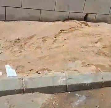 ردم بئر ارتوازية مكشوفة في الشوقية بمكة بالتعاون مع الجهات المعنية