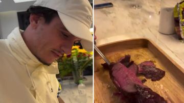 آيبانيز يشارك أصدقاءه تقطيع اللحم في أول أيام العيد .. فيديو آيبانيز يشارك أصدقاءه تقطيع اللحم في أول أيام العيد .. فيديو