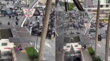 لحظة اقتحام جماهير كورينثيانز لمقر النادي احتجاجا على سوء الإدارة.. فيديو