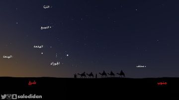 المسند: طلوع الثريا يعلن دخول مربعانية الصيف وارتفاع في درجات الحرارة تدريجيا