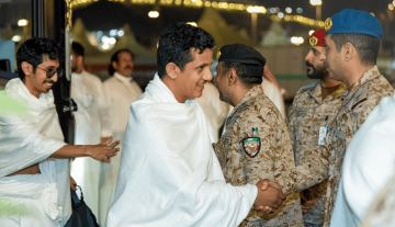 ذوو الشهداء والمصابين من القوات المسلحة اليمنية يصلون إلى المشاعر المقدسة ذوو الشهداء والمصابين من القوات المسلحة اليمنية يصلون إلى المشاعر المقدسة