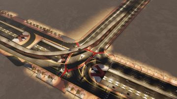 جانب من أعمال تطوير طريق النفود في الرياض .. صور جانب من أعمال تطوير طريق النفود في الرياض .. صور