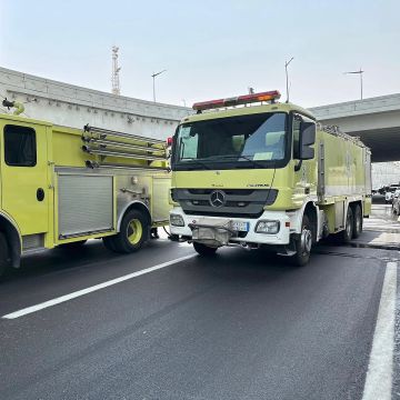 الدفاع المدني يخمد حريقا في مركبة بمدينة الخبر دون تسجيل إصابات