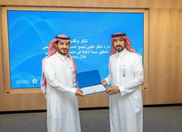 نقل إسعافي المدينة يسجل 97 كأفضل أداء بين التجمعات الصحية بالمملكة