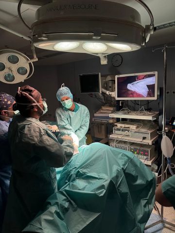 عمليتان ناجحتان لإزالة حصوات مرارة بالمنظار دون جراحة في أضم