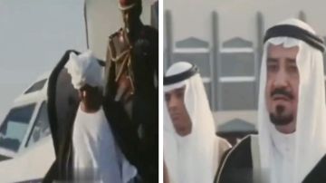 لقطات تاريخية من استقبال الملك خالد للرئيس السوداني قبل 49 عام .. فيديو لقطات تاريخية من استقبال الملك خالد للرئيس السوداني قبل 49 عام .. فيديو