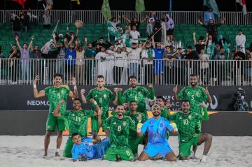 أخضر الشاطئية يبدأ معسكره الإعدادي في الرياض استعدادا للاستحقاقات الدولية المقبلة أخضر الشاطئية يبدأ معسكره الإعدادي في الرياض استعدادا للاستحقاقات الدولية المقبلة